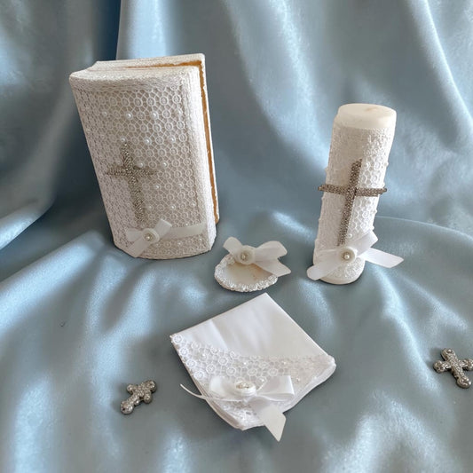 Kit de Bautizo | Niño | Cofre