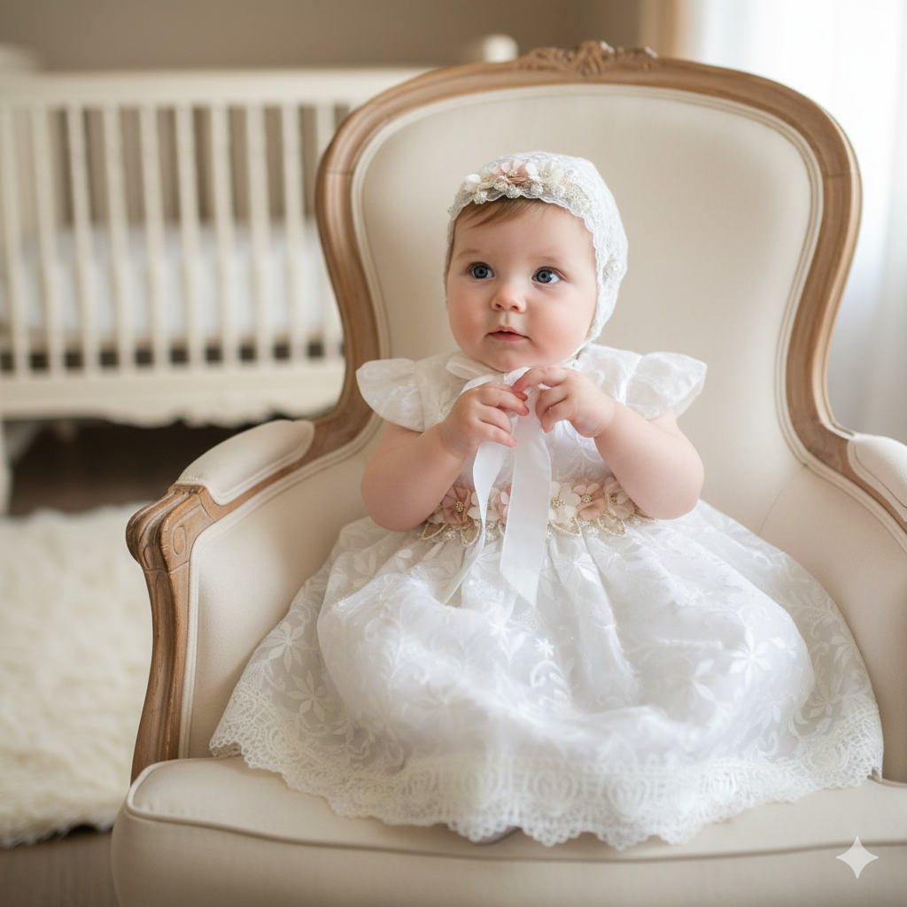 Batita de Bautizo "Blanca Esperanza"