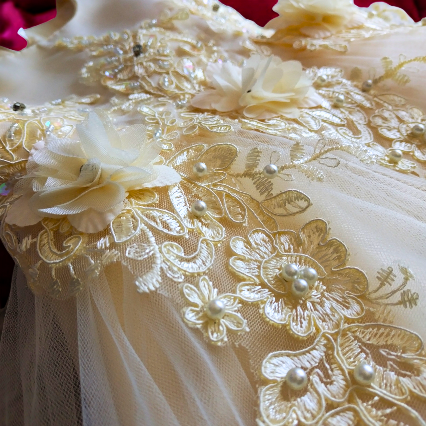 Vestido Fiesta Niña Amarillo