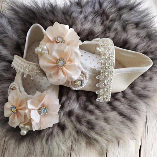 Zapatos Niña Beige T11 - T12