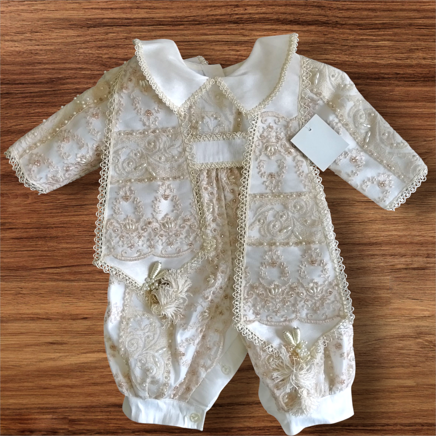 Ropón Desmontable Niño Beige Unitalla