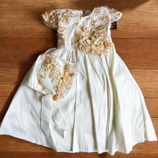 Ropón Niña Ivory - T2 0002