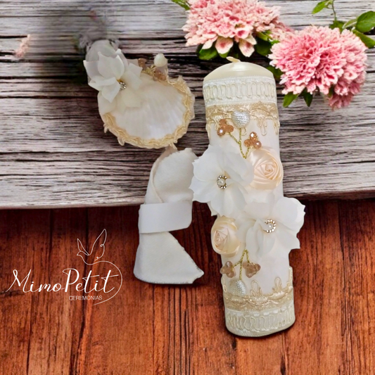 Kit Bautizo Niña Ivory Y-0003