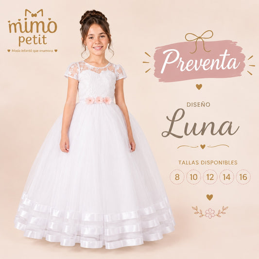 Vestido de Primera Comunión | Luna · PREVENTA