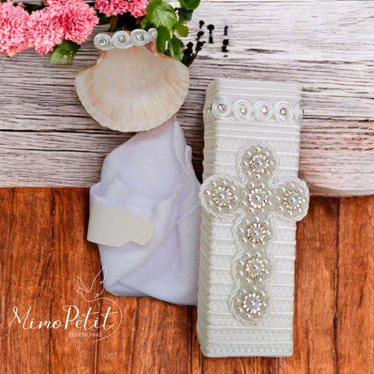 Kit Bautizo Niño Blanco Y-0001