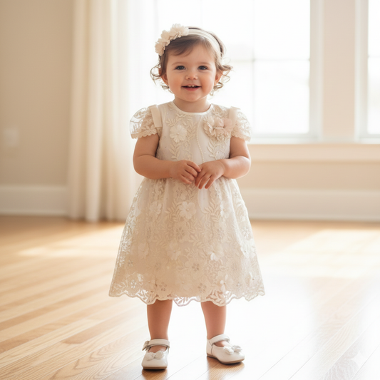 Batita Niña Ivory T3 & Kit de Bautizo P-0062