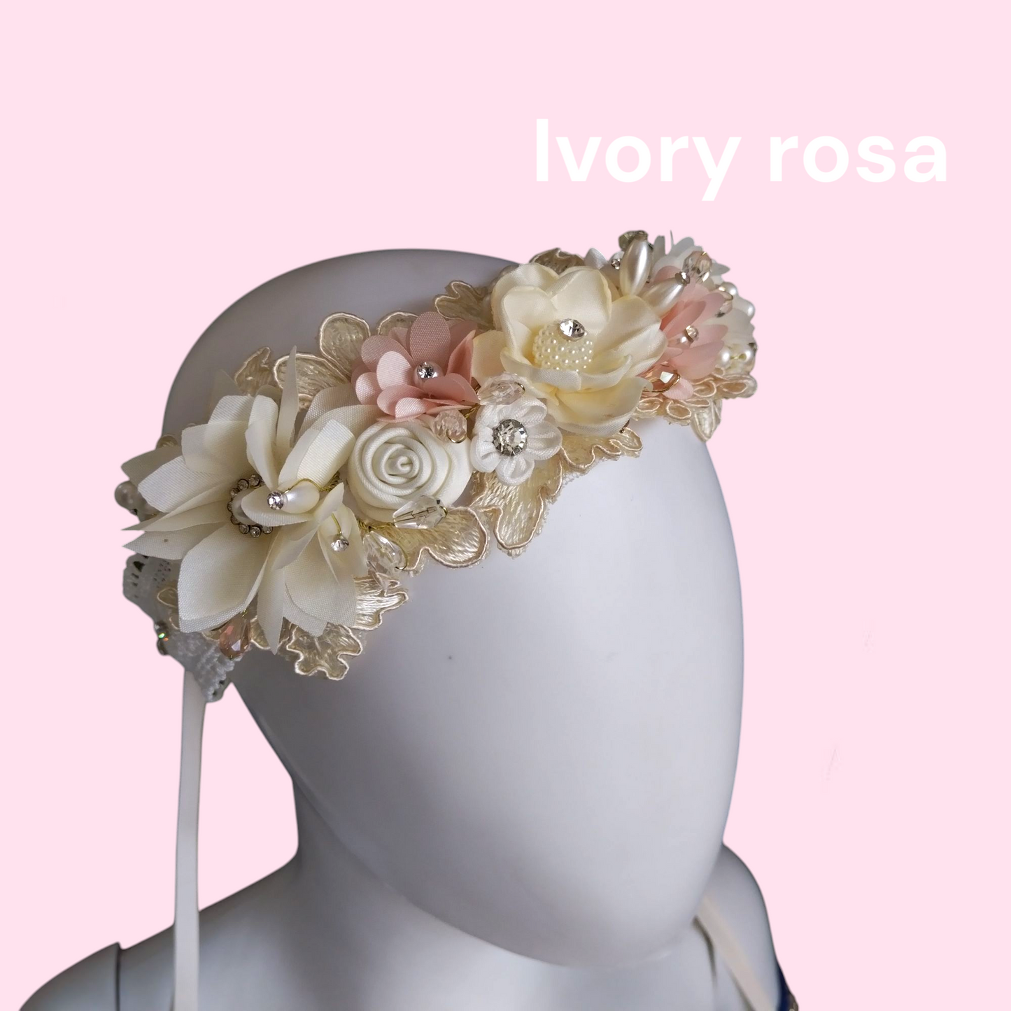 Diademas Niña Ivory F-0005