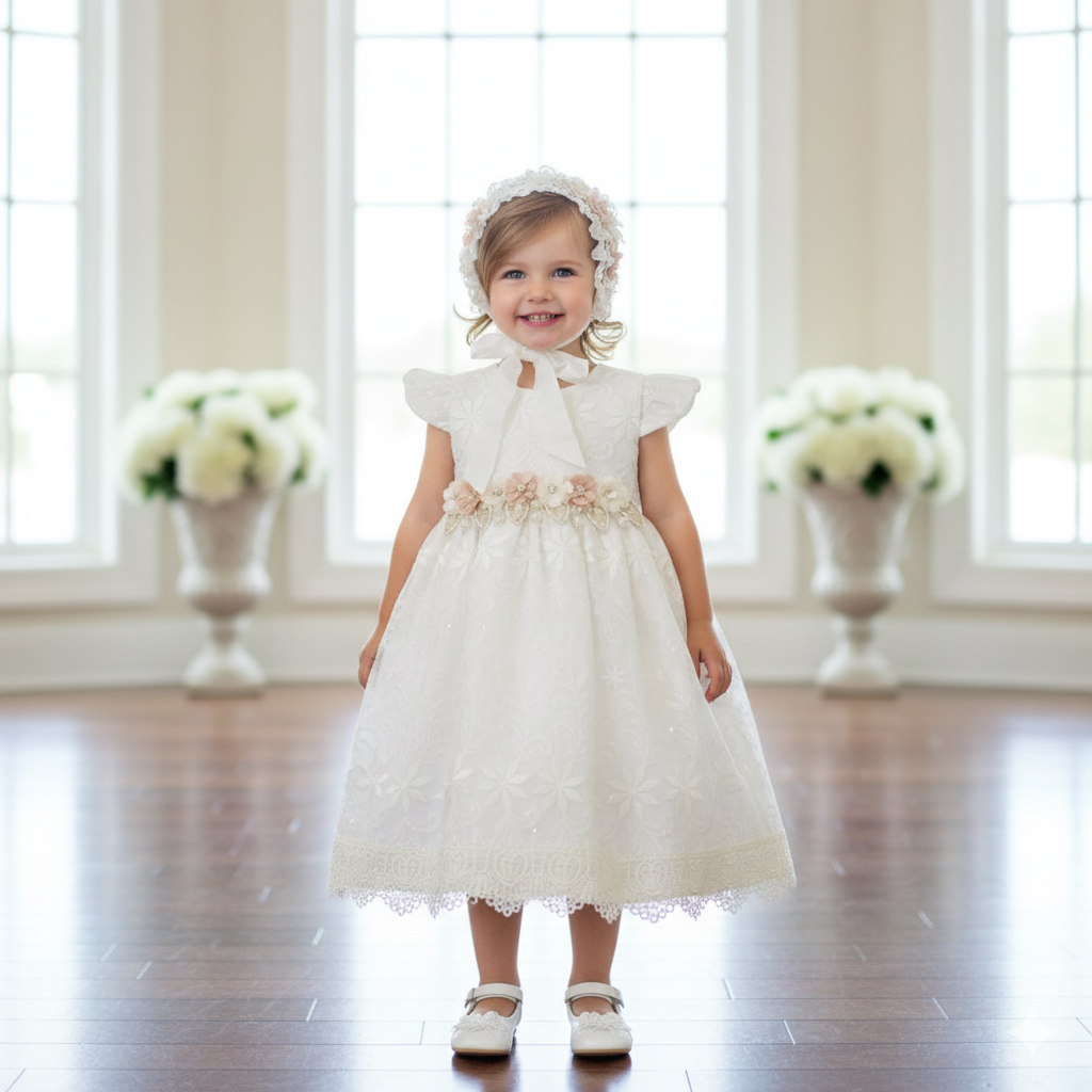 Batita de Bautizo "Blanca Esperanza"