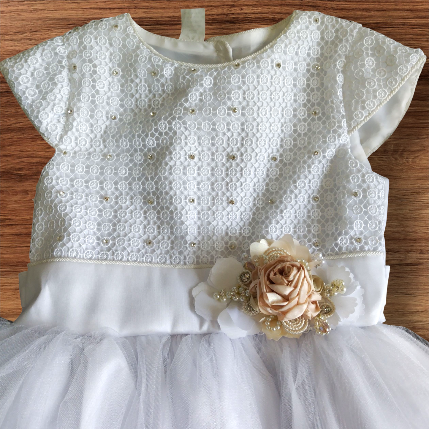 Vestido Niña Blanco T3 - T8