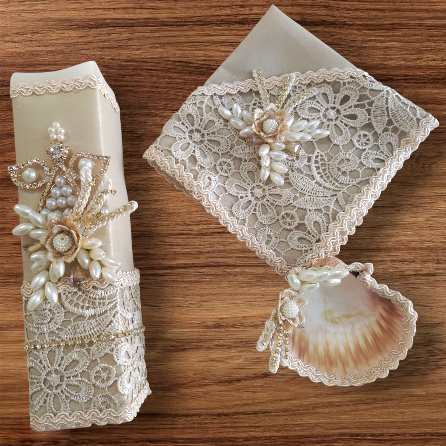 Kit Bautizo Niña Ivory Y-0003