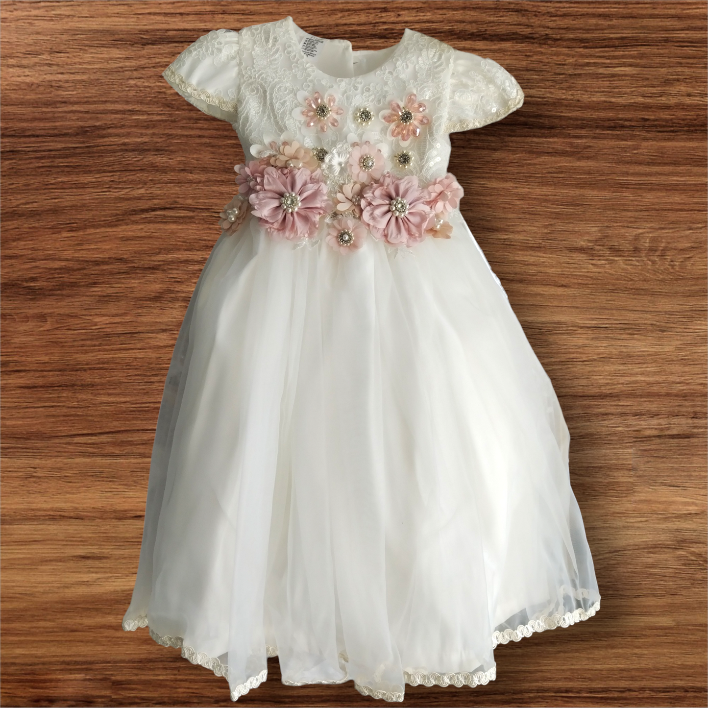 Batita de Bautizo Clásica "Ángel de Luz"