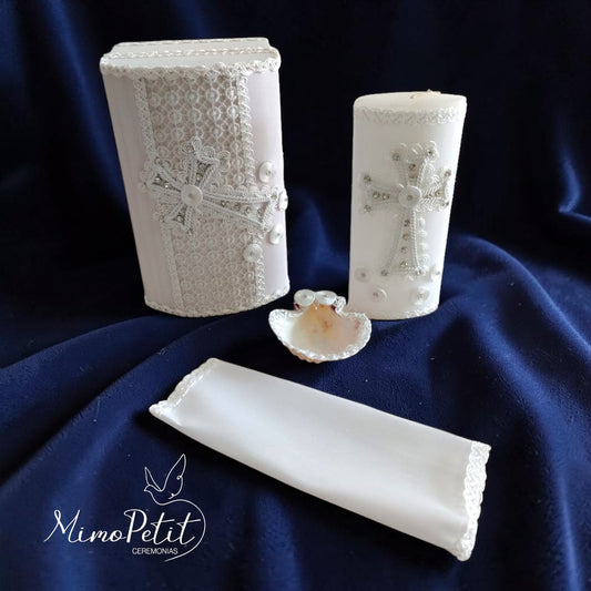 Kit de Bautizo | Niño | Cofre