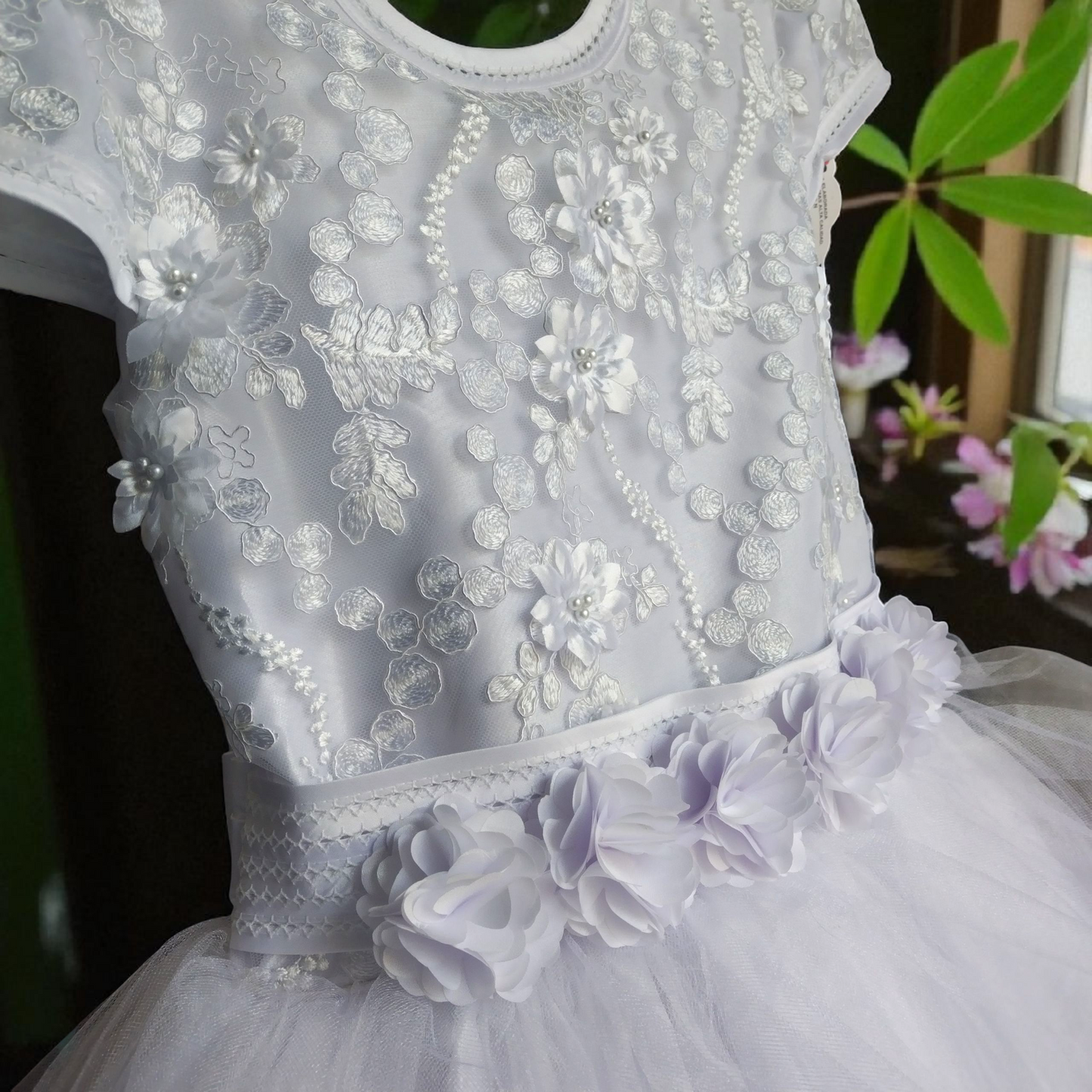 Vestido Comunión Niña T10 Ivory - T12 Blanco