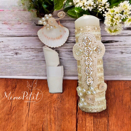 Kit Bautizo Niño Ivory Y-0004