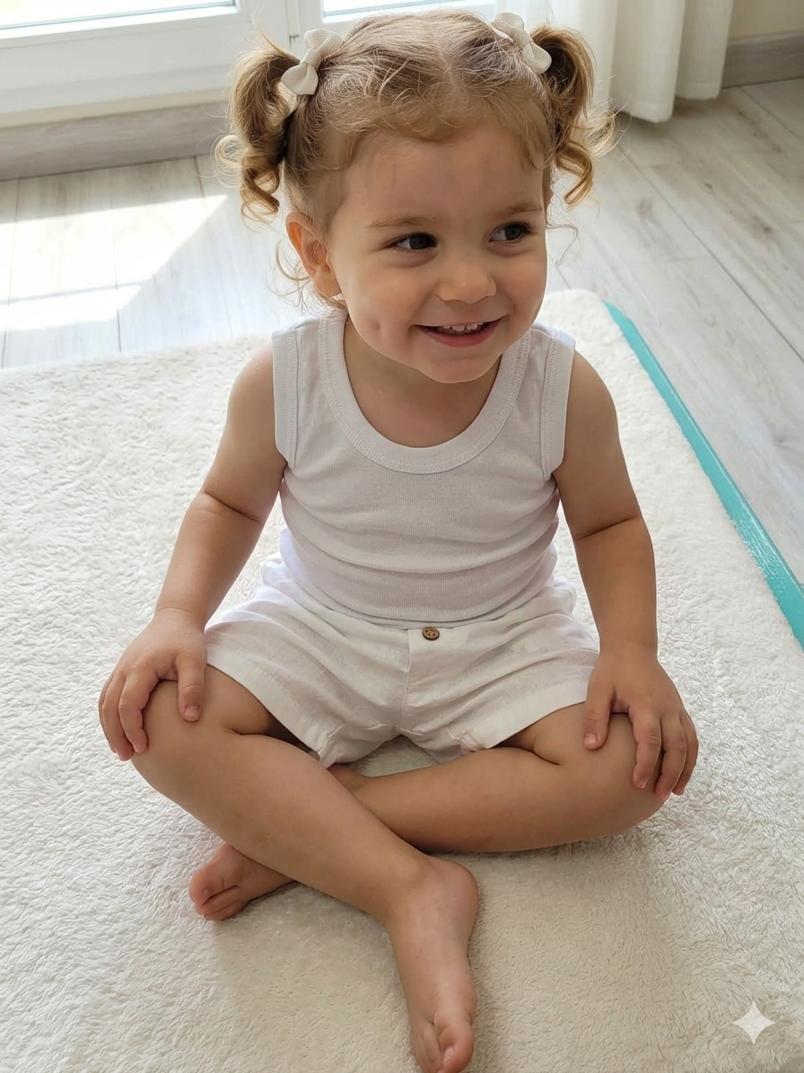 Set Playera Niña  Calzón