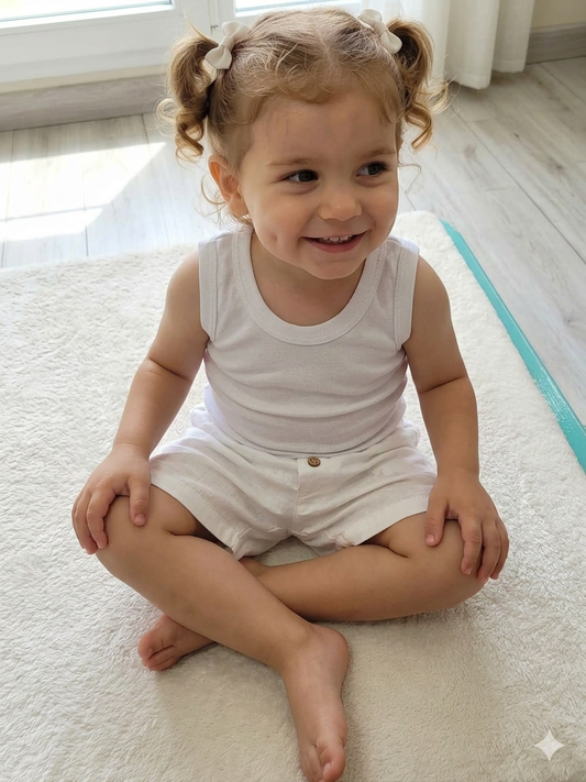 Set Playera Niña  Calzón