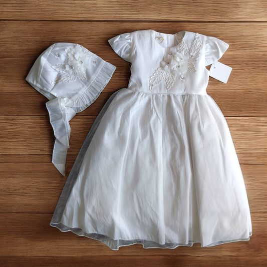 Ropón Niña Blanco T3 - 0007