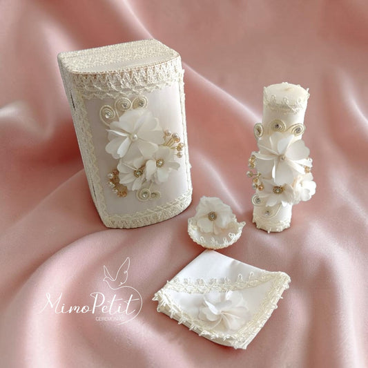 Kit de Bautizo | Niña | Cofre