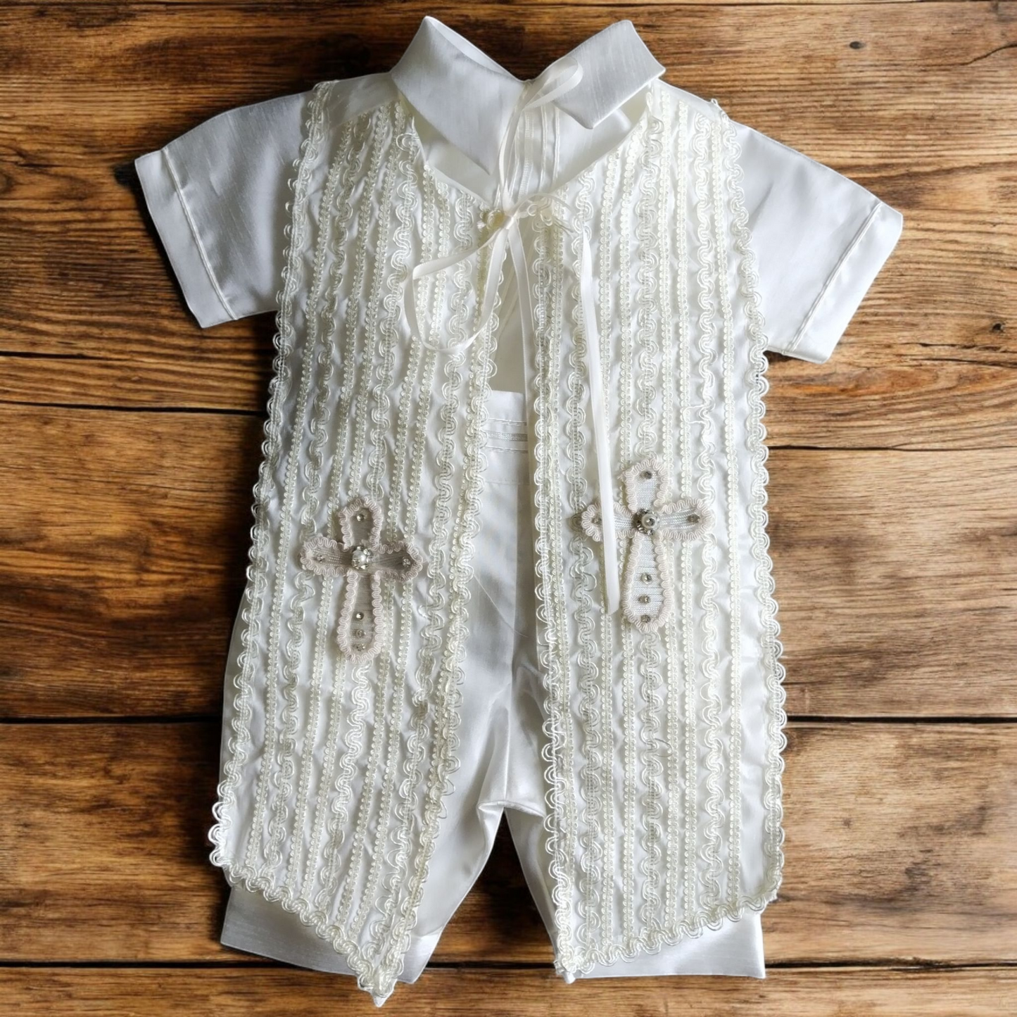 Ropón Niño Ivory T0 P-0153