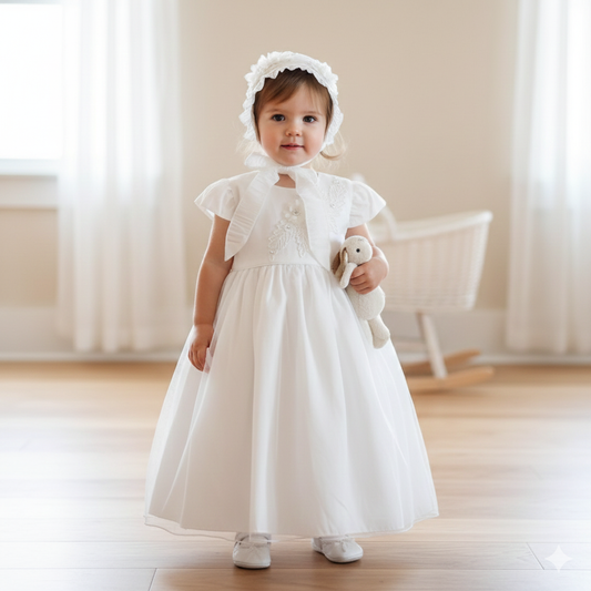 Batita de Bautizo “Blanca Herencia” - Pieza Única