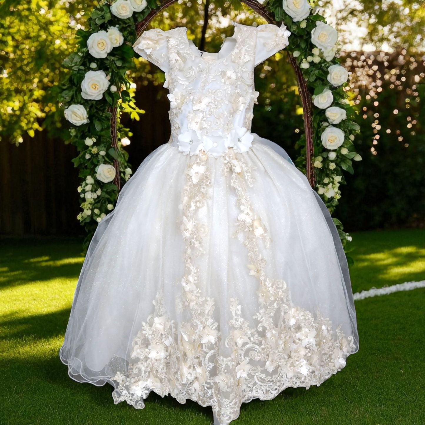 Vestido Fiesta Niña T4 AA_0022 - T6 AA-0023