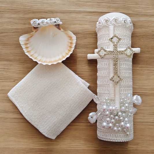 Kit Bautizo Niño Blanco Y-0001