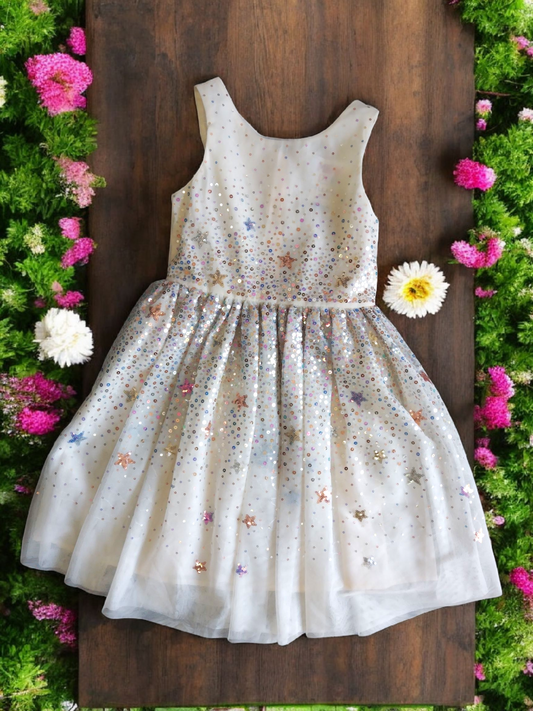 Vestido Fiesta Niña Melón T6/7A T5