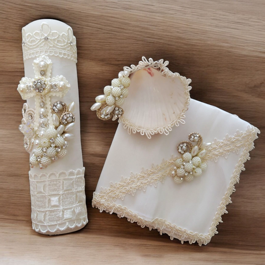 Kit Bautizo Niño Ivory Y-0004