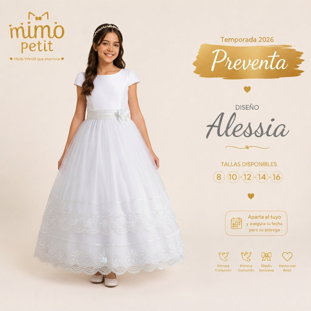Vestido de Primera Comunión | Alessia · Colección 2026