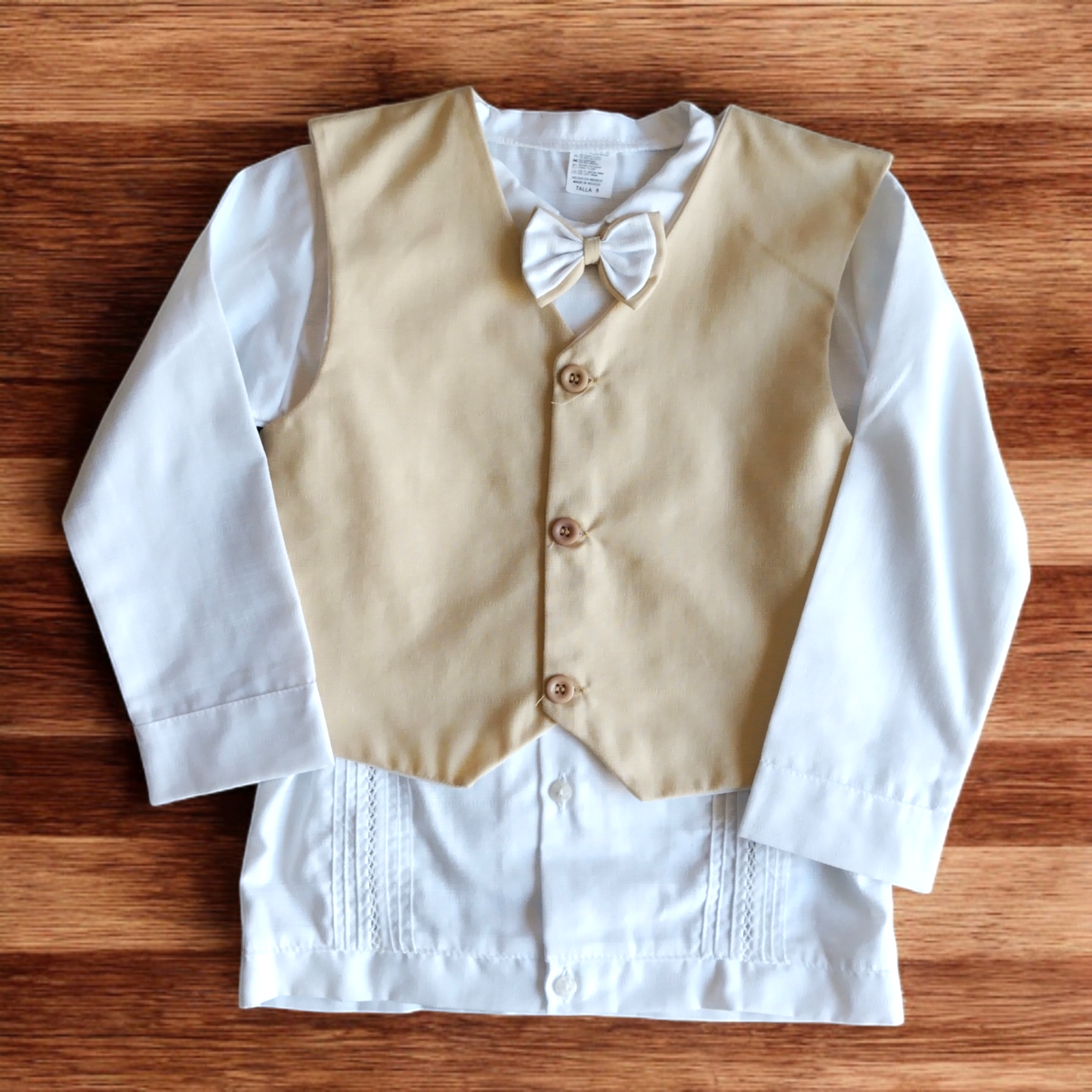 Traje de Lino Niño Blanco