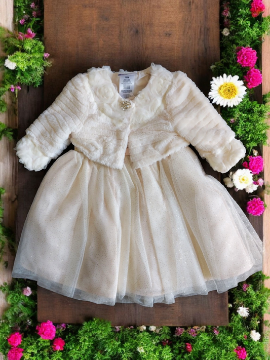 Vestido Fiesta Niña Ivory T18M - T2