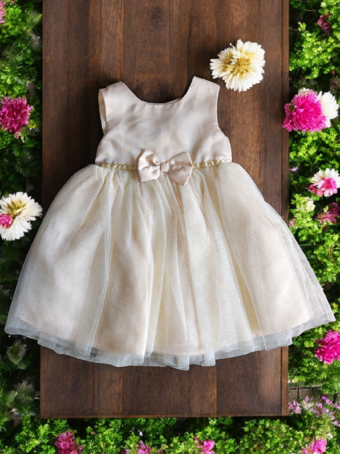 Vestido Fiesta Niña Ivory T18M - T2