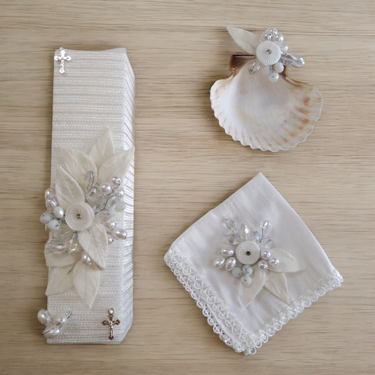 Kit Bautizo Niño Blanco Y-0001
