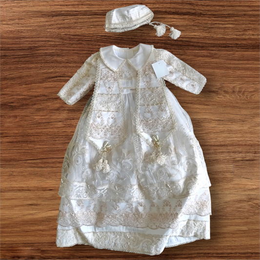 Ropón Desmontable Niño Beige Unitalla