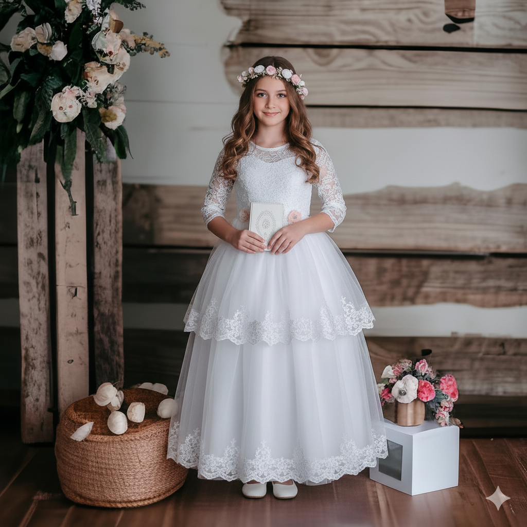 Vestido de Ceremonia Desmontable "Dulce Aurora"