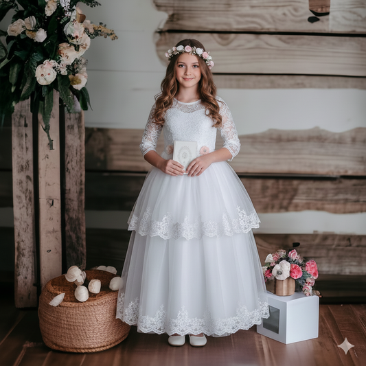 Vestido de Ceremonia Desmontable "Dulce Aurora"