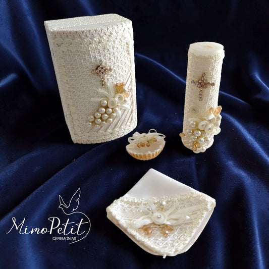Kit de Bautizo | Niño | Cofre