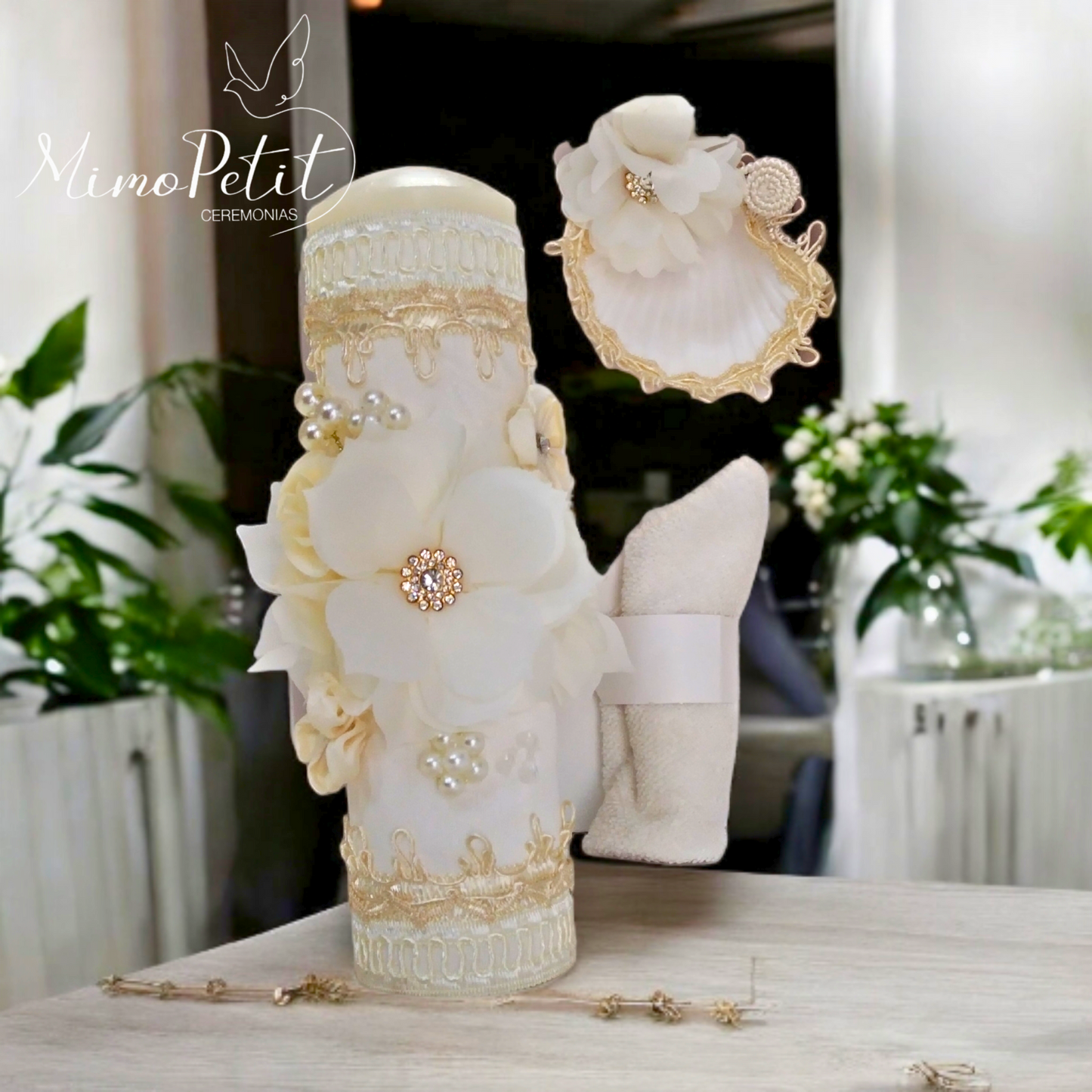 Kit Bautizo Niña Ivory Y-0003