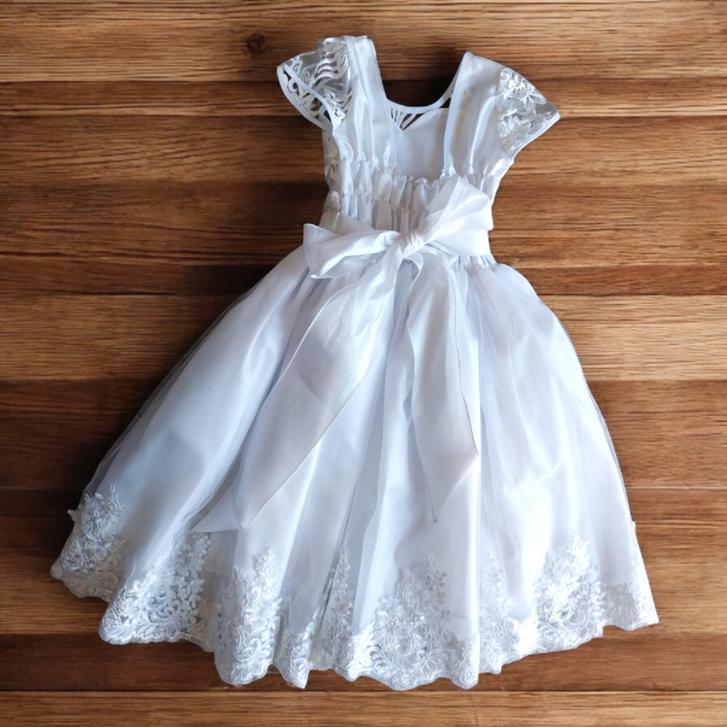 Vestido Desmontable Confirmación - Comunión Niña Blanco